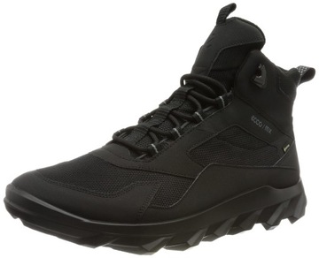 Ecco Męskie botki Mx Mid Gore-tex, Czarny/czarny,