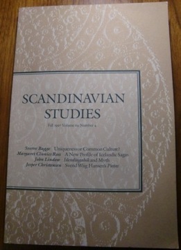 SCANDINAVIAN STUDIES Islandia kultura saga Szwecja demokracja historia