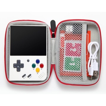 PRZENOŚNA KONSOLA DO GIER MIYOO MINI PLUS PS1 Z PONAD 15000 GIER+128G TF