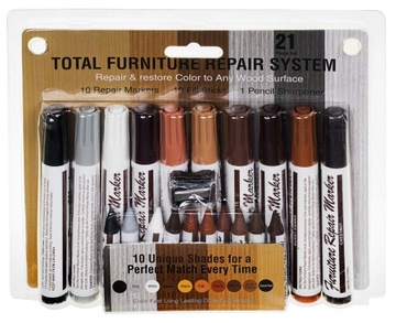 БОЛЬШОЙ НАБОР ДЛЯ РЕМОНТА МЕБЕЛИ МАРКЕРЫ ДЛЯ НАПОЛЬНЫХ ПАНЕЛ ВОСК ДЛЯ ПЛИТКИ