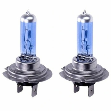 2 sztuk 12V H7 100W 6000K Xenon reflektor halogeno