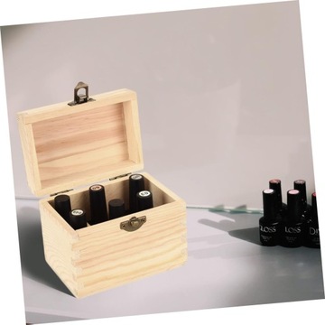 1 6 Деревянный органайзер для эфирных масел для хранения бутылочек