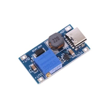 Przetwornica Step-Up MT3608 5V - 28V 2A z USB-C Arduino