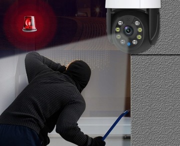 ВРАЩАЮЩАЯСЯ НАРУЖНАЯ IP-КАМЕРА WIFI 4X ZOOM 5MPx 2K