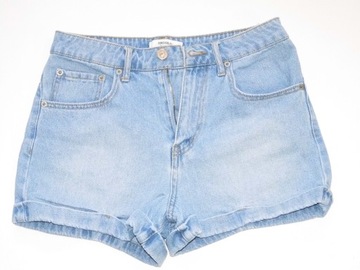 FOREVER 21, SPODENKI JEANS - S - PRZECIERANY JEANS