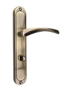 KLAMKA DRZWIOWA ROMA 90 mm WC PATYNA