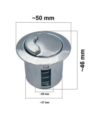 КНОПКА ПРОМЫВАНИЯ DUO 3/6 Л