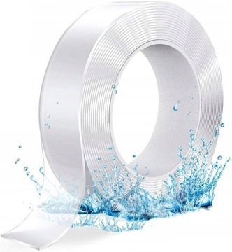 ПРОЧНАЯ ДВУСТОРОННЯЯ ЛЕНТА 3М. NANO GRIP САМОКЛЕЯЩИЙСЯ ВОДОНЕПРОНИЦАЕМЫЙ 300см КАЧЕСТВО