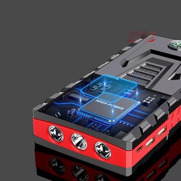 POWER BANK JUMP STARTER ЗАПУСК АВТОМОБИЛЯ 12 В ЖК-ДИСПЛЕЙ 99800 мАч