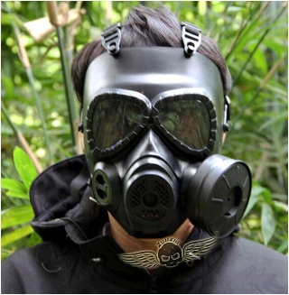 MASKA TOXIC ASG PAINTBALL JAK GAZOWA WENTYLATOR !