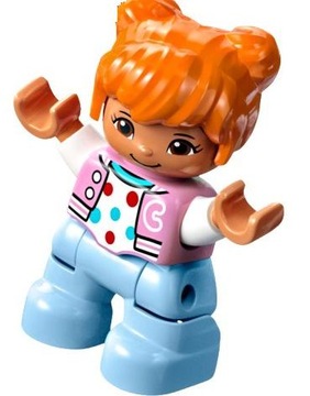 LS NOWE LEGO DUPLO FIGURKA DZIECKO DZIEWCZYNKA