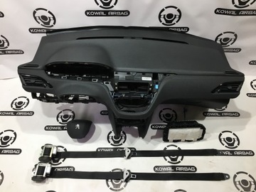 PEUGEOT 2008 DESKA KONSOLA AIRBAG PODUSZKI PASY