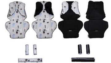 ZESTAW WKŁADKA DO SPACERÓWKI Z PODUSZKĄ S RZ