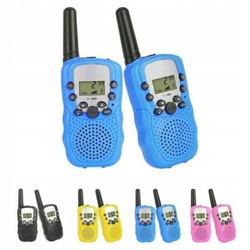 T388 Long Range Kids Walky Talky 1 пара синего цвета