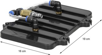 ADAPTERY DO WYMIANY ODPOWIETRZANIA PŁYNU HAMULCOWEGO DO URZĄDZENIA ZESTAW