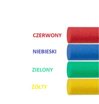 MAKARON BASENOWY DO NAUKI PŁYWANIA 4szt 80cm