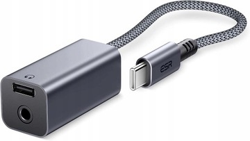 АДАПТЕР ДЛЯ НАУШНИКОВ ESR 2-В-1 USB-C SAMSUNG IPAD