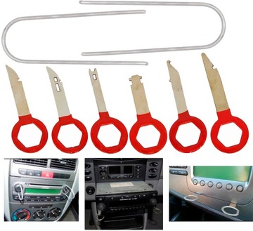 СЪЕМНИКИ ЩИПЦЫ ДЛЯ СНЯТИЯ КОЛПАКОВ ДЛЯ СНЯТИЯ ОБИВКИ РАДИОПРИЕМНИКА 27 ЭЛЕМЕНТОВ