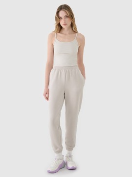 T-SHIRT DAMSAKI 4F KOSZULKA CROP-TOP SLIM M F127 SS25