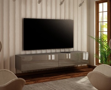 ПОДВЕСНОЙ ШКАФ ПОД ТЕЛЕВИЗОР 140 СМ БЛЕСК, АКЦИЯ!!