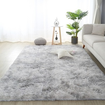 МЯГКИЙ КОВЕР SHAGGY RABBIT PLUSH СВЕТЛО-СЕРЫЙ 160X220 см SOFT