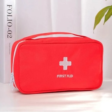 Empty Portable First Aid Kit for Outdoor Travel Home Small Medical Bag