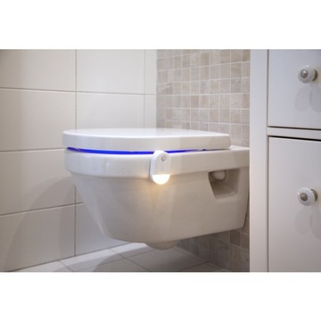 Светодиодный ночник для унитаза RGB+W с сенсором
