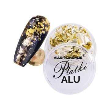 PYŁEK METALICZNE PŁATKI ZŁOTE ALU NR 12