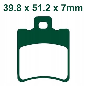 ТОРМОЗНЫЕ КОЛОДКИ EBC MBK CS 50 2006-2010 ПЕРЕДНИЕ