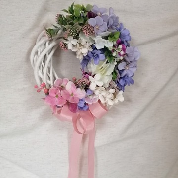 Цветочный венок для плетеных дверных тростников