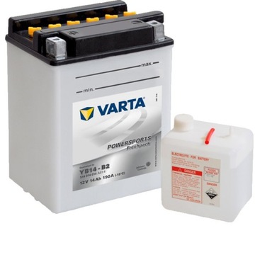 Akumulator motocyklowy Varta YB14-B2 12V 14Ah 190A