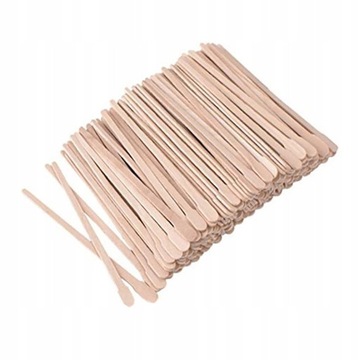 100/50Pcs Wooden Wax Spatulas Disposable Spat