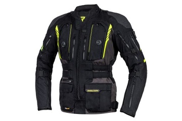 Kurtka tekstylna Rebelhorn Patrol Black/Flo Yellow r L