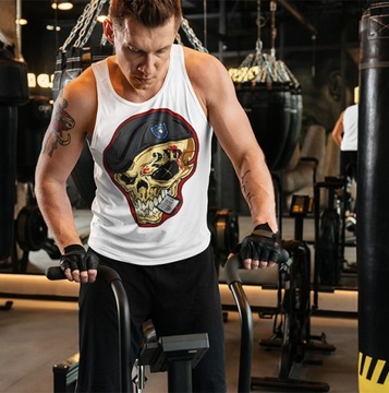 TANK TOP HORROR/ROCK 5FDP SKULL 2