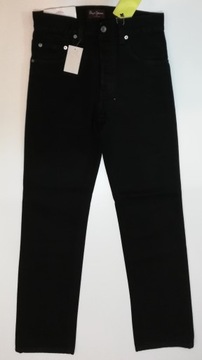 Spodnie Pepe Jeans 26/32 czarne M2 D12, pas 66 cm.
