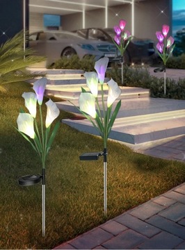 2x светодиодные солнечные лампы ЦВЕТЫ САДОВЫЙ ЦВЕТОК