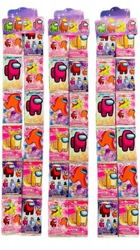 КАРТЫ «СРЕДИ США» 36 шт. BOOSTER НАБОР 288 КАРТ 36 пакетиков по 8 подарочных карт