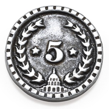 НАБОР ИЗ 85 МЕТАЛЛИЧЕСКИХ МОНЕТ ДЛЯ ИГРЫ HEGEMONY