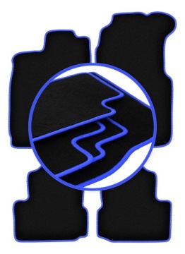 Koberce do auta Blue pro: Saab 900 II kabriolet 1994-1995