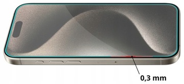 3 закаленных стекла для iPhone 15 и 15 Pro 9H