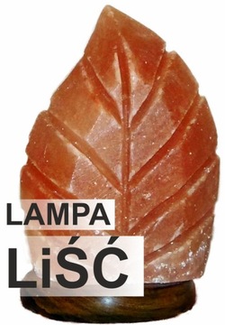 LAMPA SOLNA HIMALAJSKA LIŚĆ sól himalajska premium