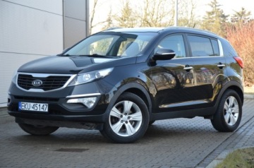 Kia Sportage III SUV 1.6 GDI 135KM 2012 CZARNA ZAREJESTROWANA 1.6GDI 135KM SERWIS NAVI KAMERA ALU GWARANCJA, zdjęcie 2