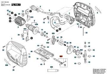 НАПРАВЛЯЮЩИЙ РОЛИК ДЛЯ ЛОББИКА BOSCH PST 50 53 54 550