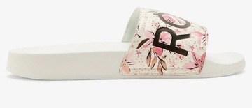 buty Roxy Slippy II - WZT/White/Crazy Pink Print