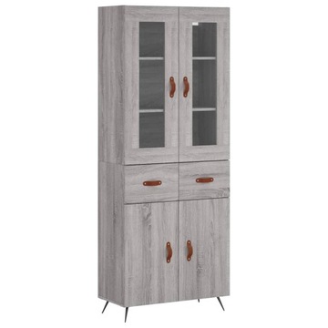 VidaXL odcienie szarości 34 x 69,5 x 180 cm