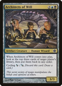 MtG: Architects of Will (ARB)