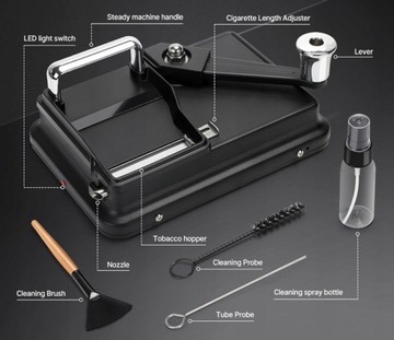 МАШИНА ДЛЯ НАПОЛНЕНИЯ ТАБАЧНЫХ СИГАРЕТ РУЧНАЯ ПОРШНЕВАЯ МАШИННАЯ СВЯЗКА 8 ММ