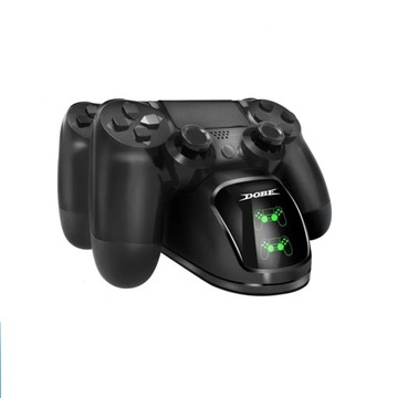 ДОК-СТАНЦИЯ ДЛЯ ЗАРЯДНОГО УСТРОЙСТВА ДЛЯ 2 PLAYSTATION 4 PS4 SLIM PRO LED DOBE PADS