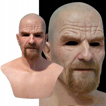 Maska lateksowa Breaking Bad Profesor Mr. Biały R