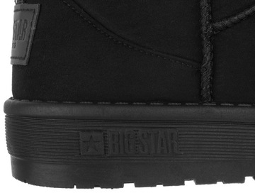 BIG STAR BUTY BOTKI ŚNIEGOWCE OCIEPLANE FUTERKIEM DAMSKIE CZARNE r. 37